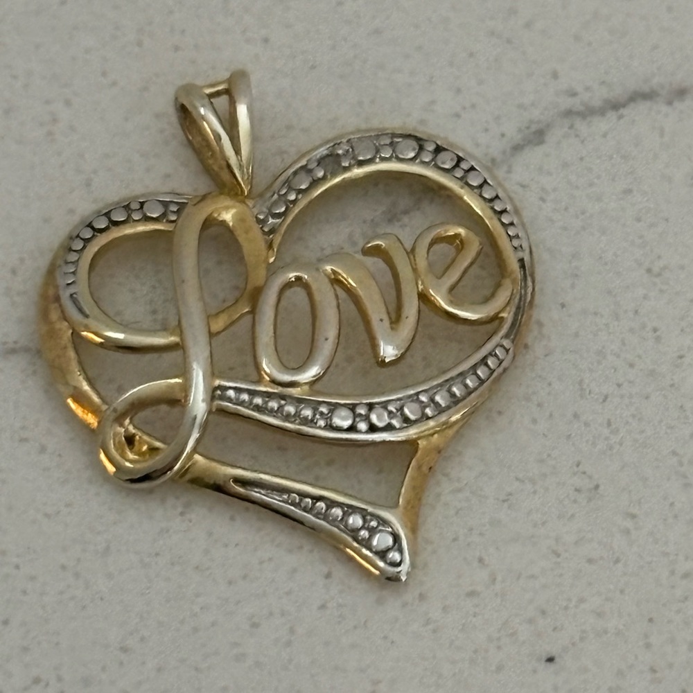 Silver 925 heart pendant - Picture 1 of 4